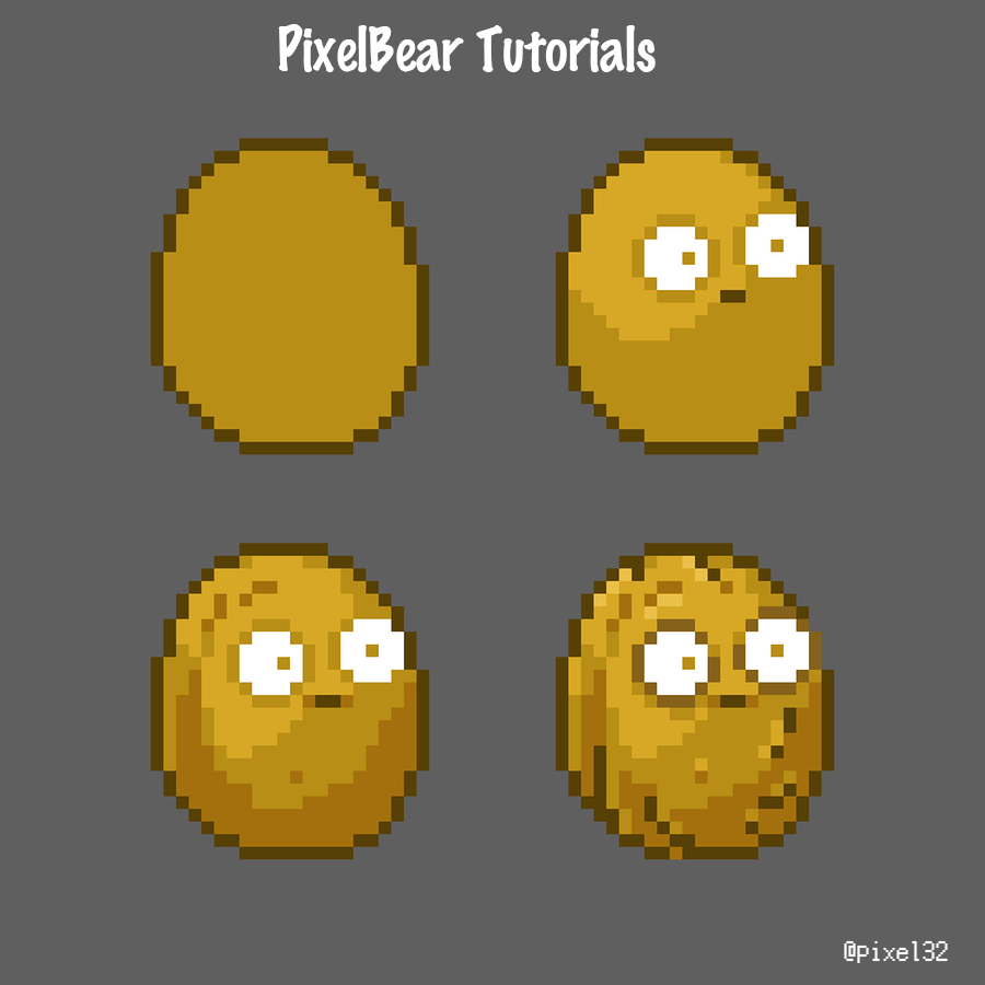 坚果墙（Wall-nut）pixel art
